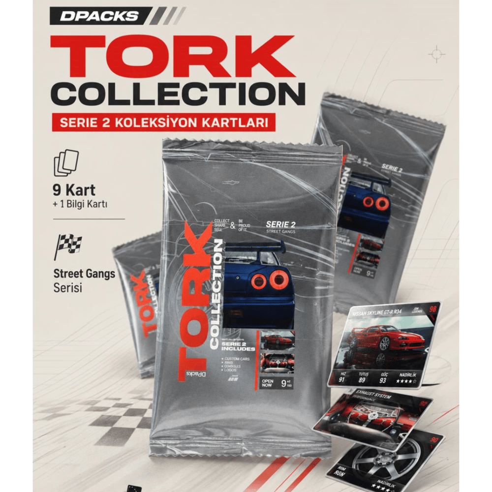 Mythos Tork Collection Card Koleksiyonluk Araba Kartı