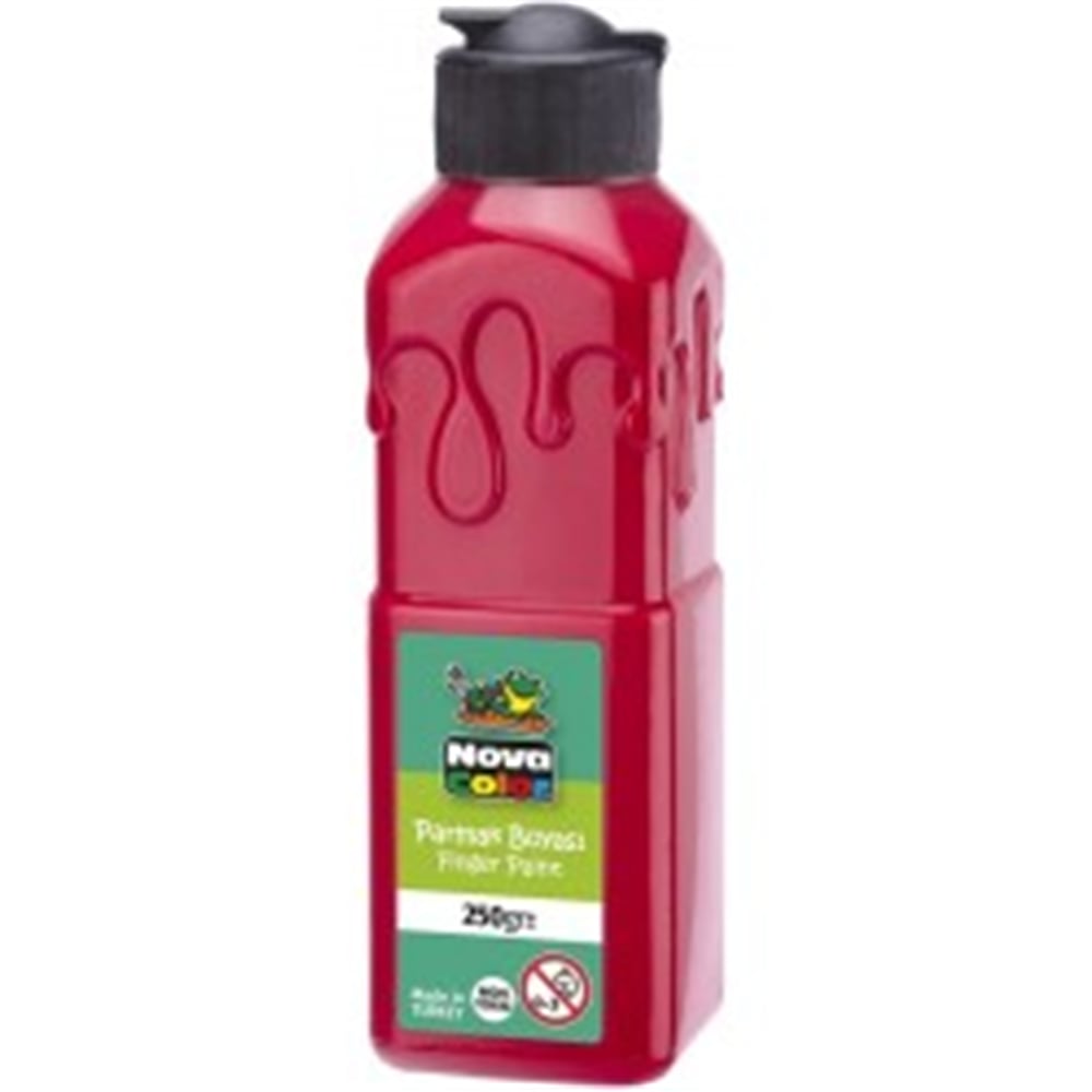 N.COLOR PARMAK BOYASI 250 GR KIRMIZI