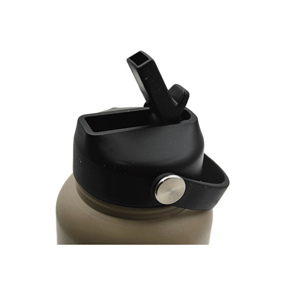 Noki T-0127 960 ml Çelik Matara Çevir Aç Pipetli Taşıma Kulplu