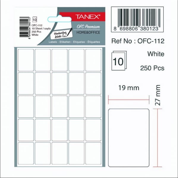 OFC-112 OFİS ETİKETİ