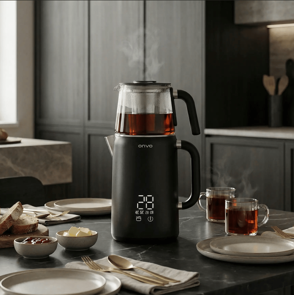 ONVO  OVTM01 Dijital Kontrol Panelli Çay Makinesi