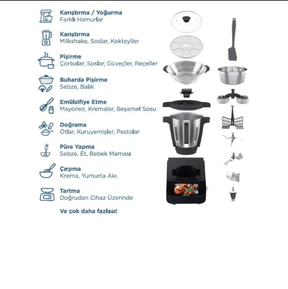 ONVO OVCT01 MUTFAK ROBOTU THERMOMIX