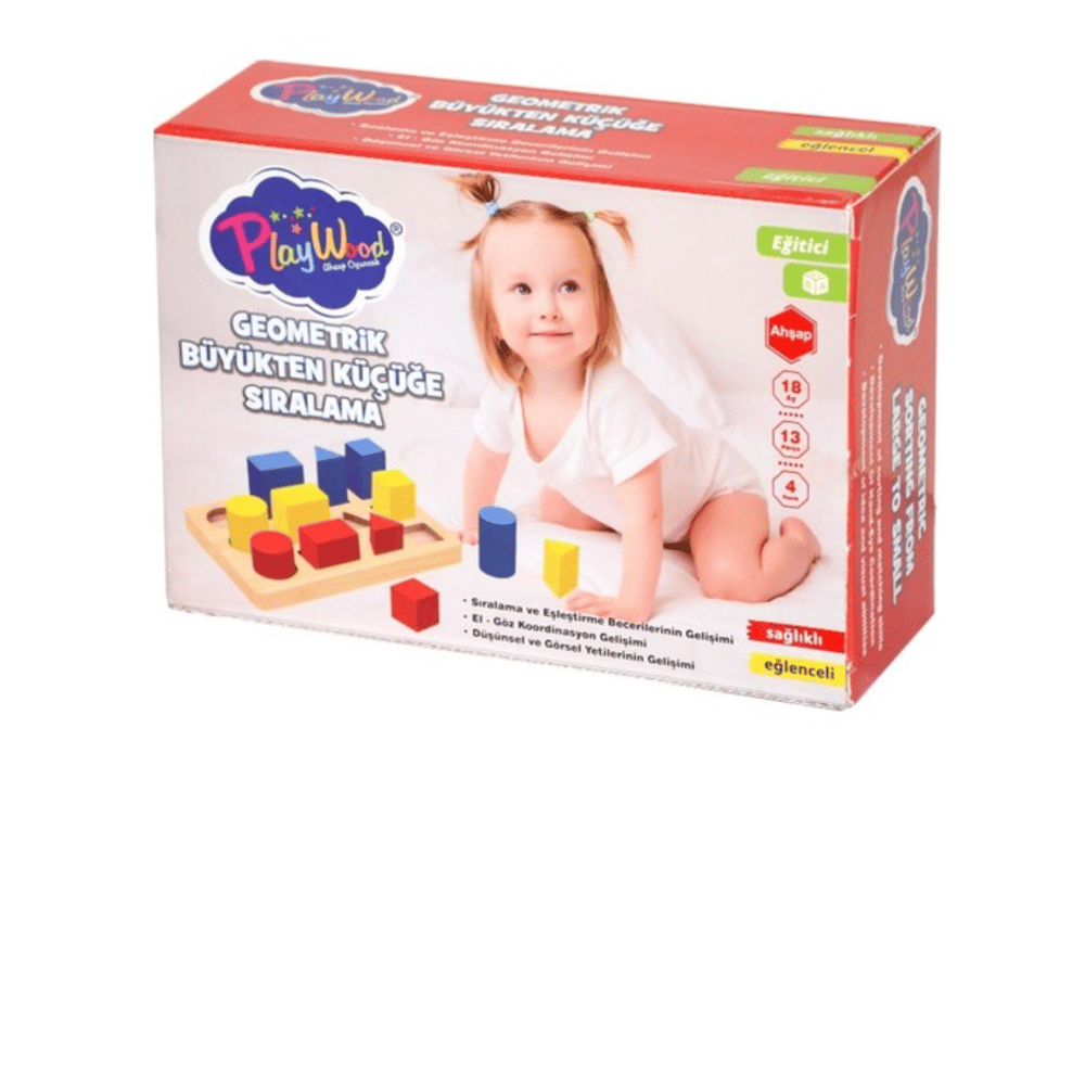 ONY-314 Ahşap Geometrik Sıralama Oyunu 