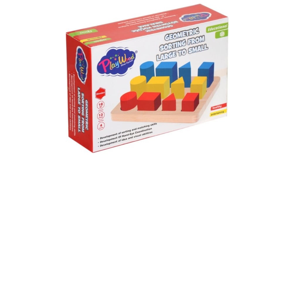 ONY-314 Ahşap Geometrik Sıralama Oyunu 