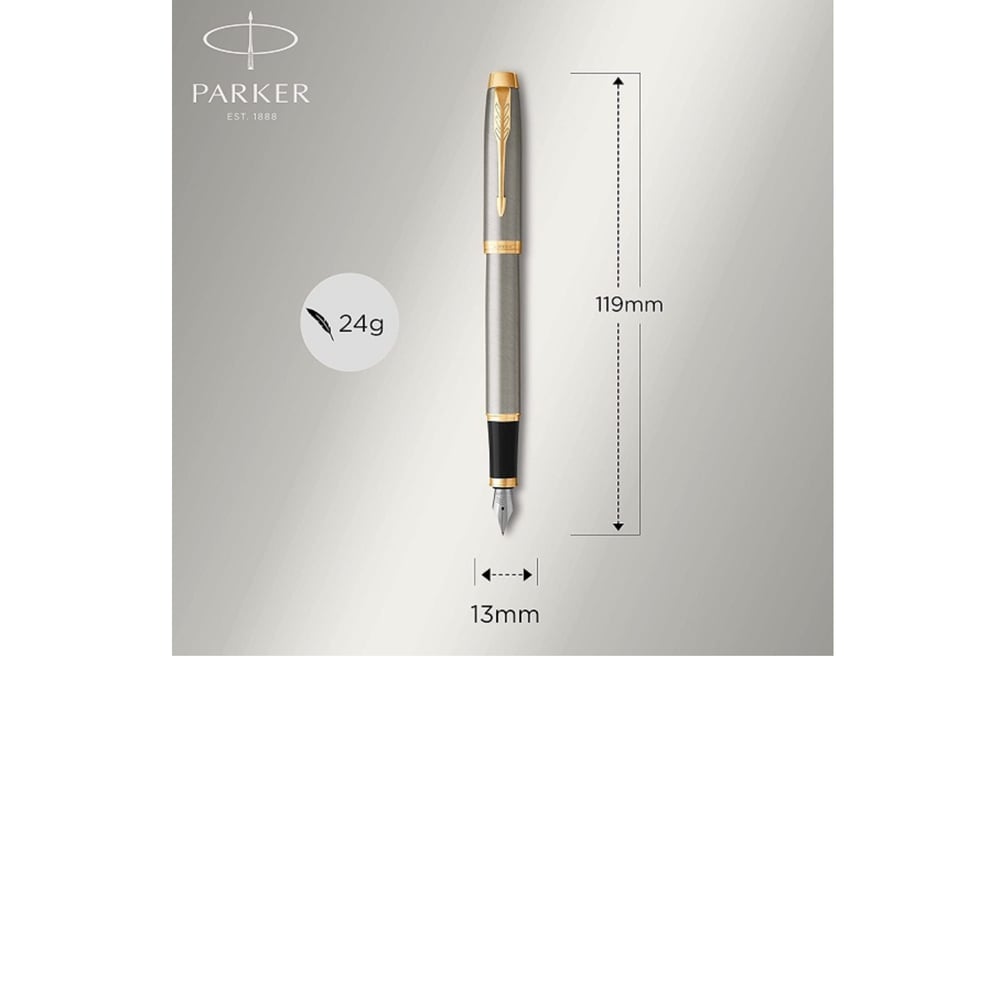 Parker IM Brushed Metal GT Dolma Kalem 