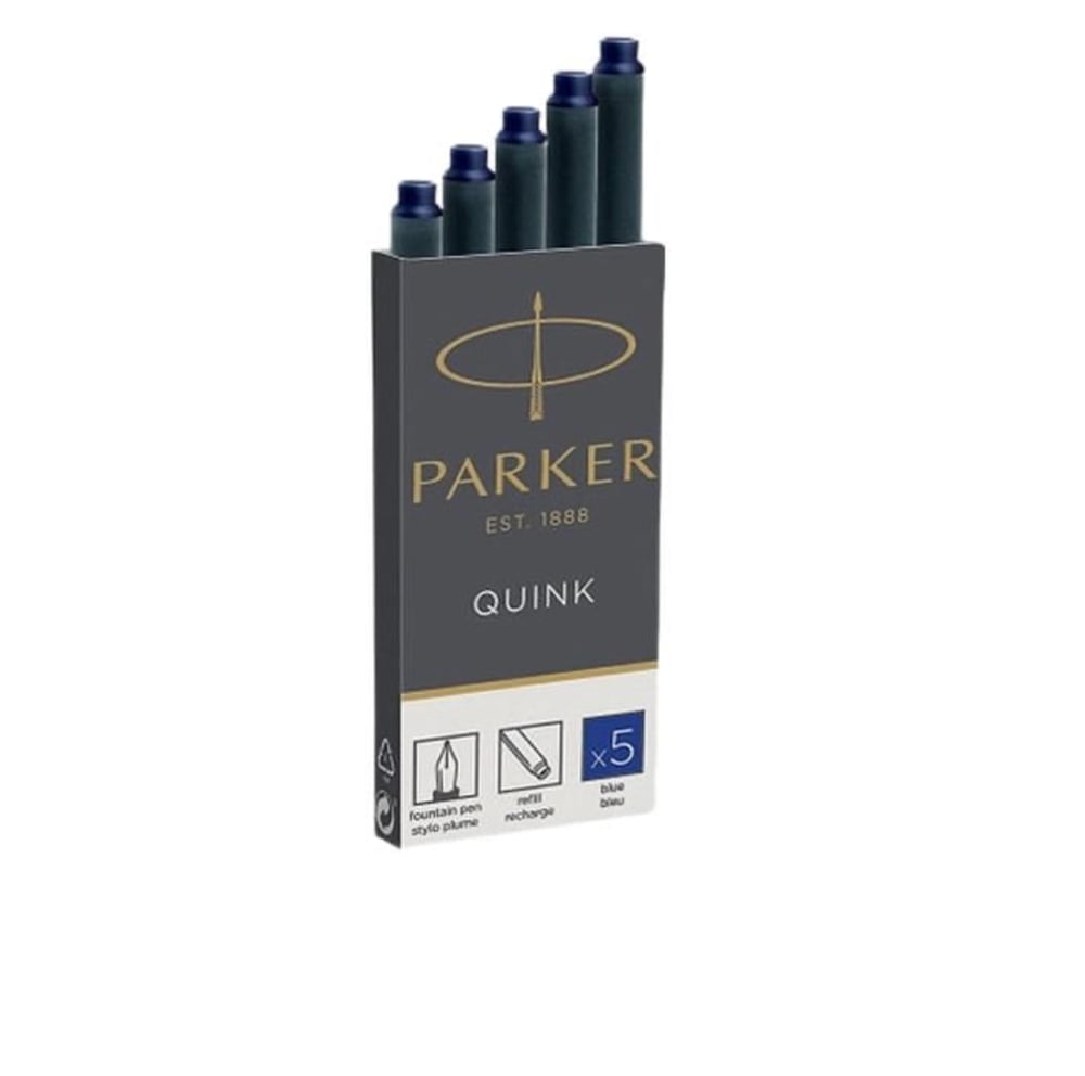 Parker Quink Mavi Dolma Kalem Kartuşu 5'li 