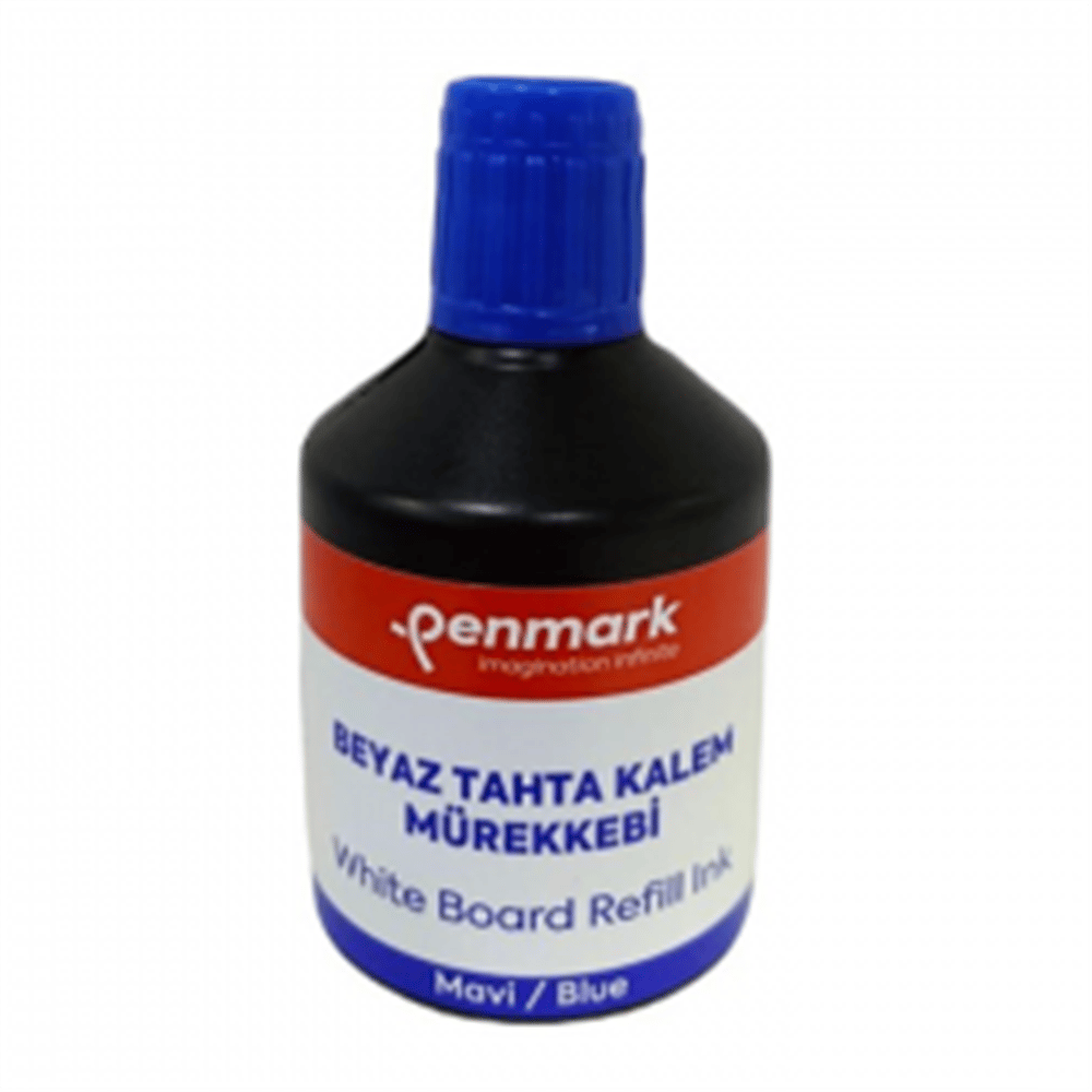 PENMARK BEYAZ TAHTA KALEMİ MÜREKKEBİ 30ML MAVİ