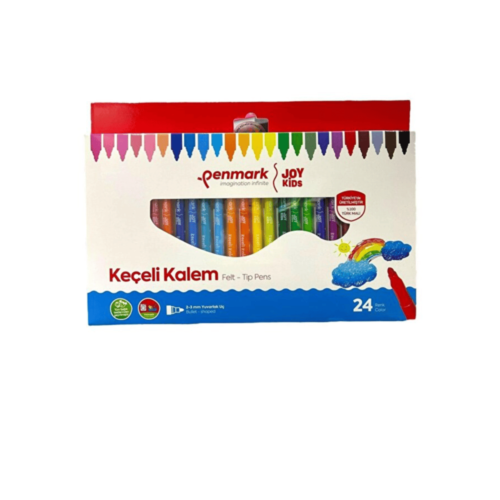 PENMARK SÜPER YIKANABİLİR KEÇELİ KALEM SET 24 LÜ