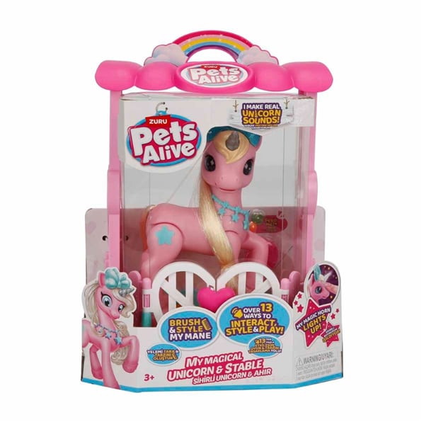 PETS ALIVE UNICORN SESLİ VE IŞIKLI OYUN SETI-9545