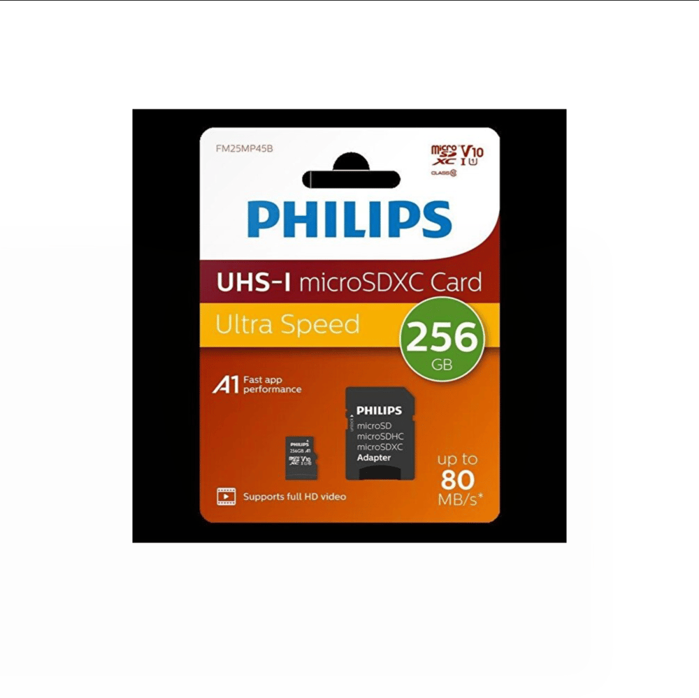 Philips 256GB Micro SD Kart Yüksek Kapasite