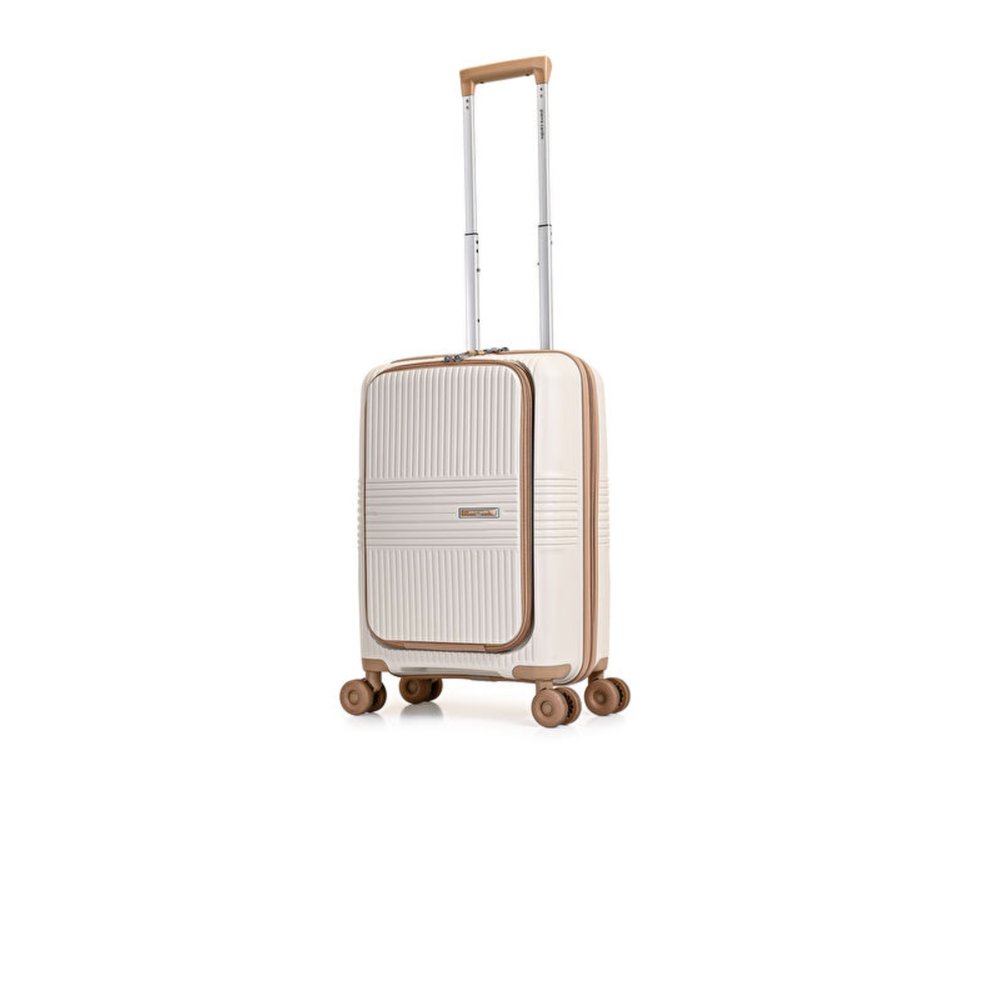 Pıerre Cardın Trolley  50 cm Krem
