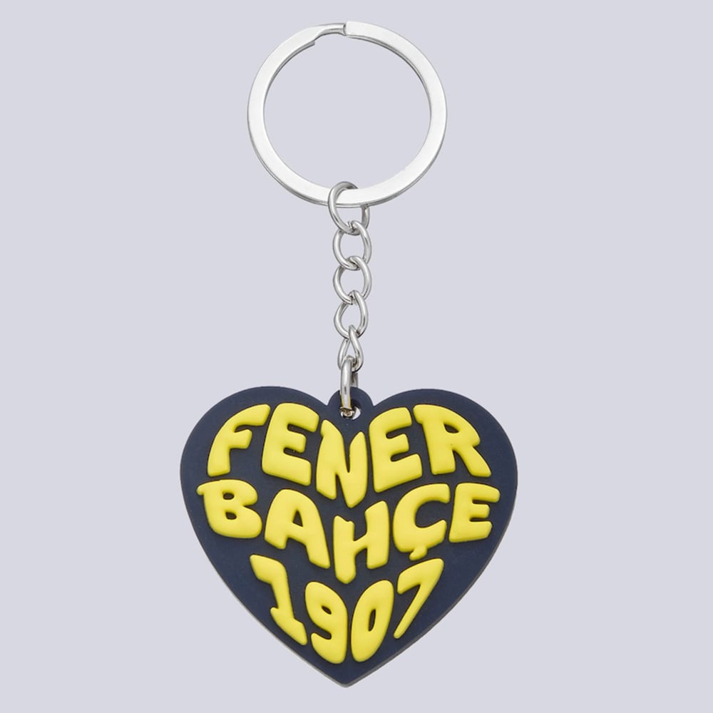 Piolent Fenerbahçe Kalp Silikon Anahtarlık 