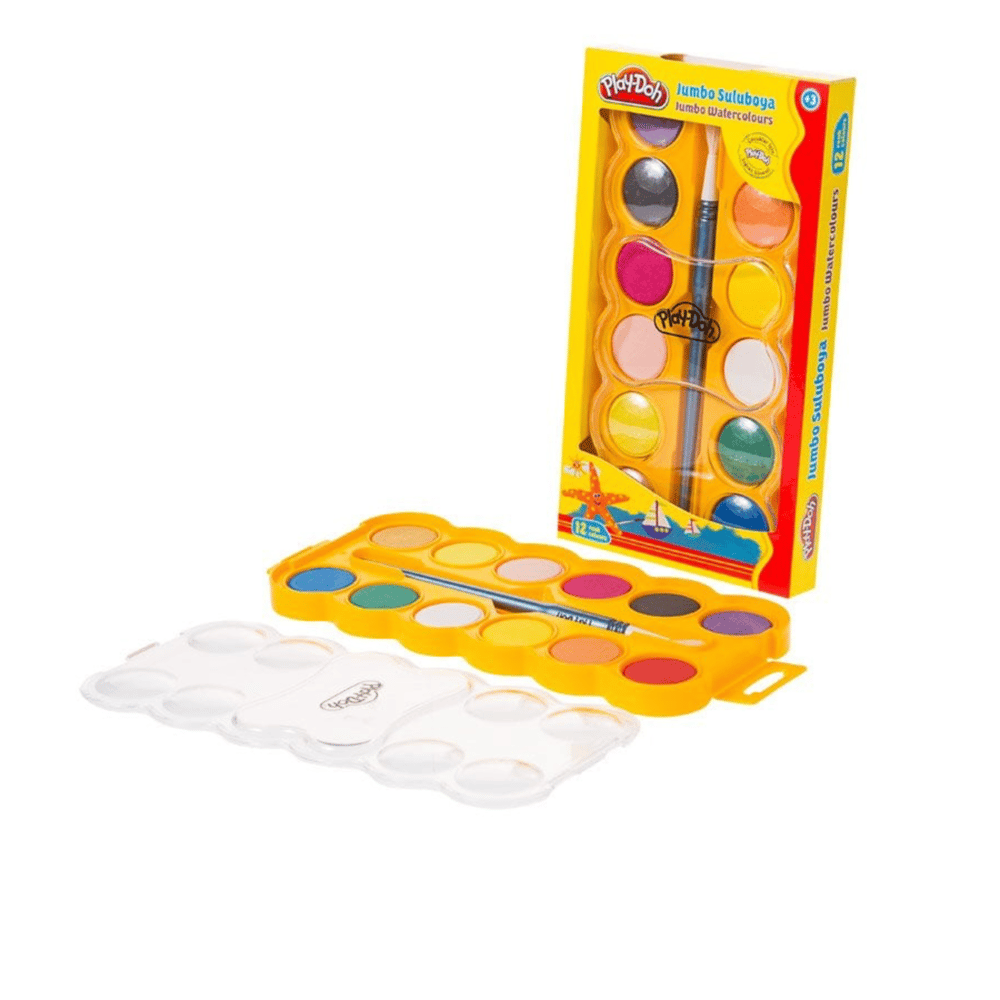 PLAY-DOH SULU BOYA JUMBO 12 RENK 30MM