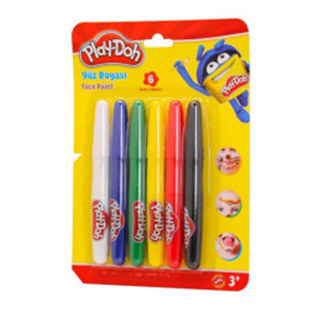 PLAY-DOH YÜZ BOYASI 6 RENK