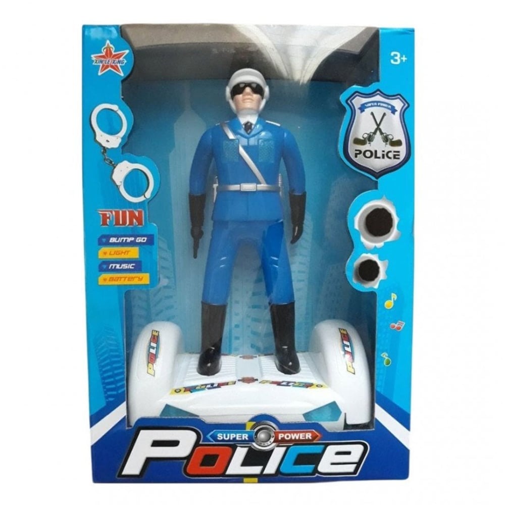 Prestij 2299 Pilli Cincır Süren Polis Oyuncak 