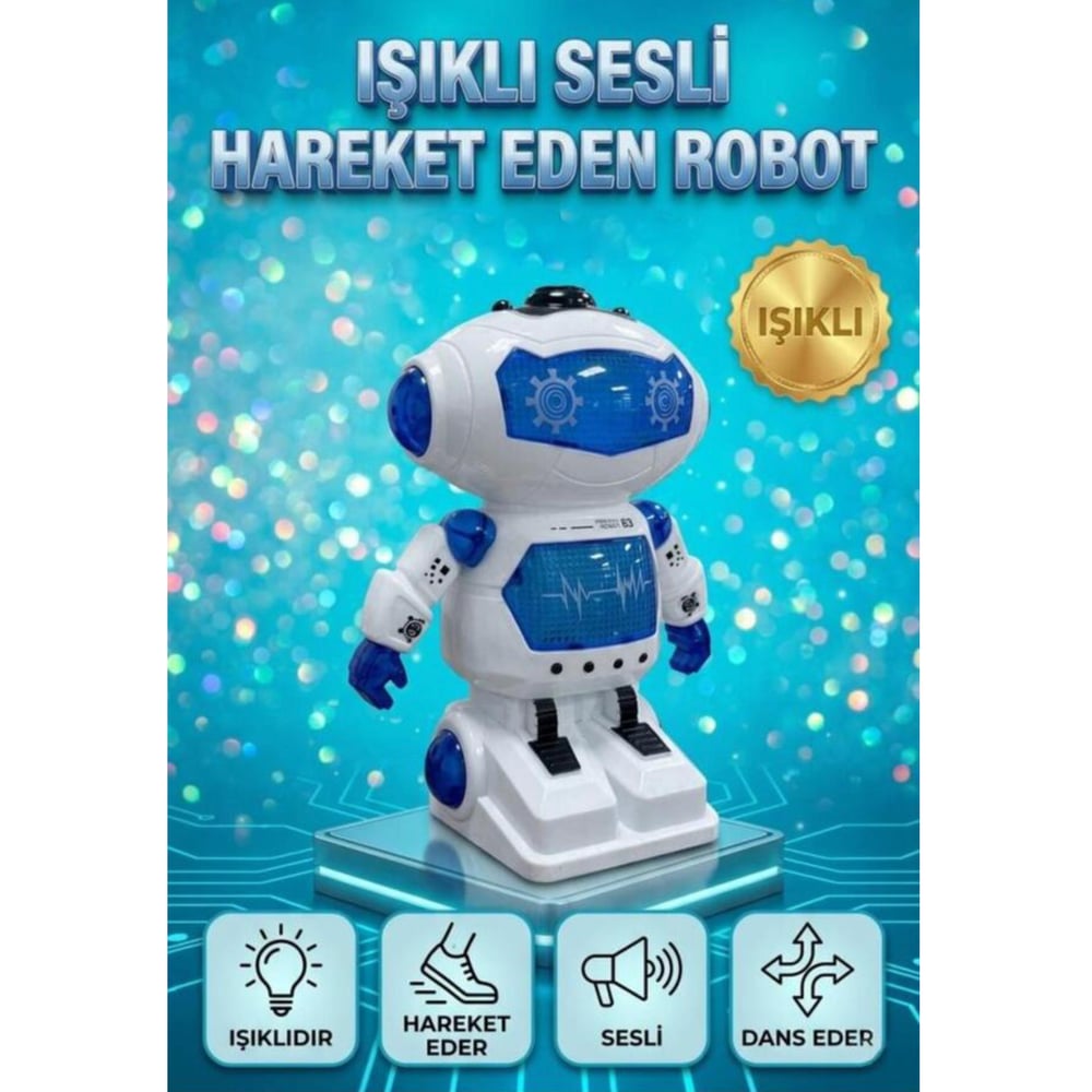 Prestij FAB118 Dans Eden Işıklı Robot Oyuncak 