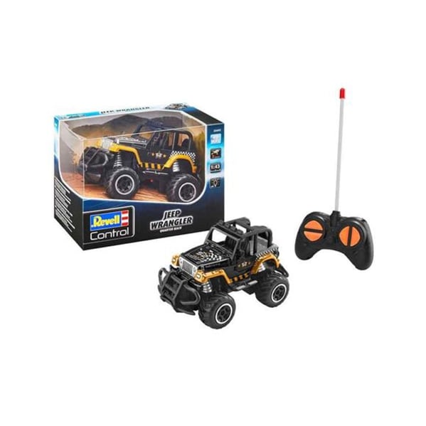 REVELL MODEL SET RC JEEP WRANGLER QUARTER BACK
