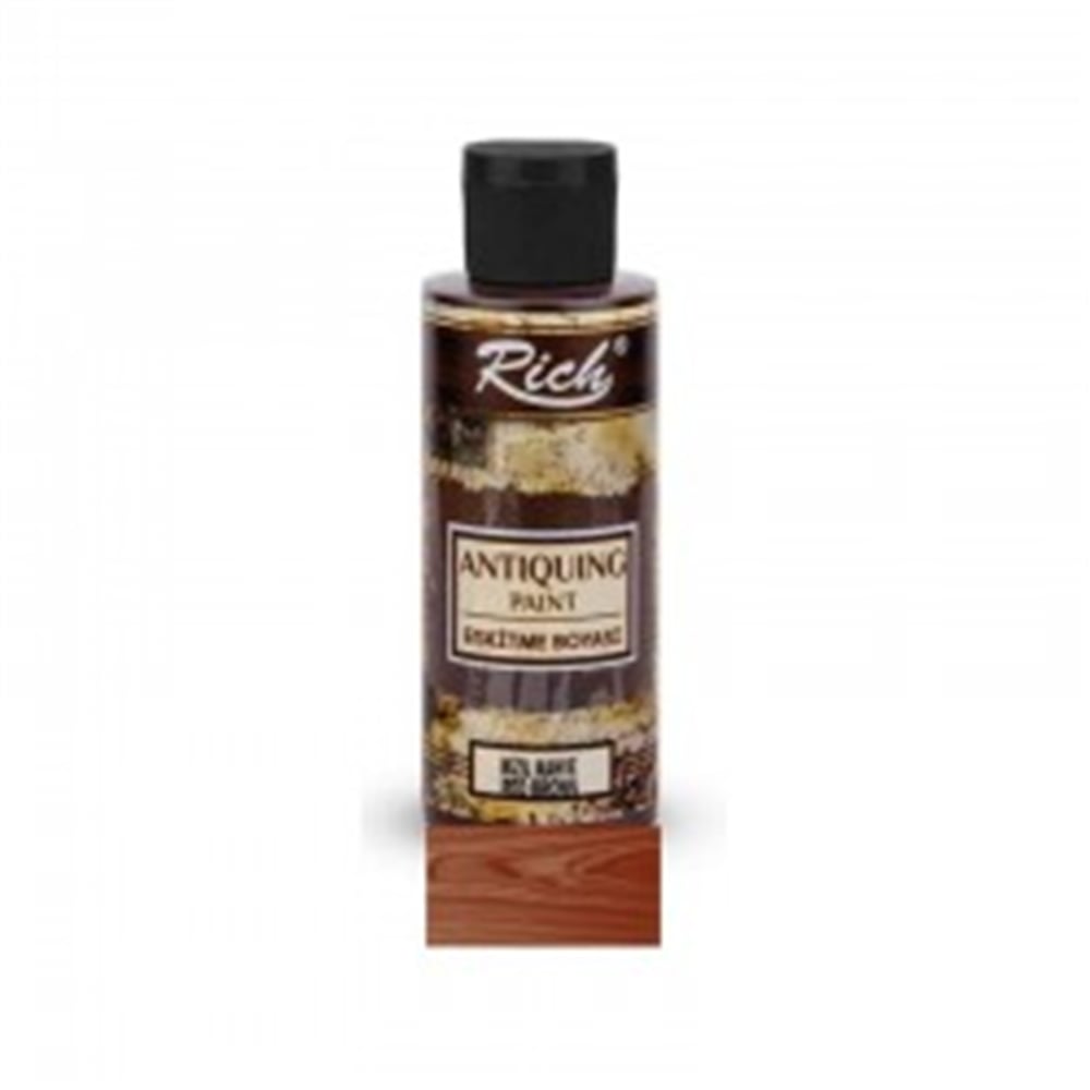 RİCH ANTIQUIN ESKİTME BOYASI 120 ML KIZIL KAHVE