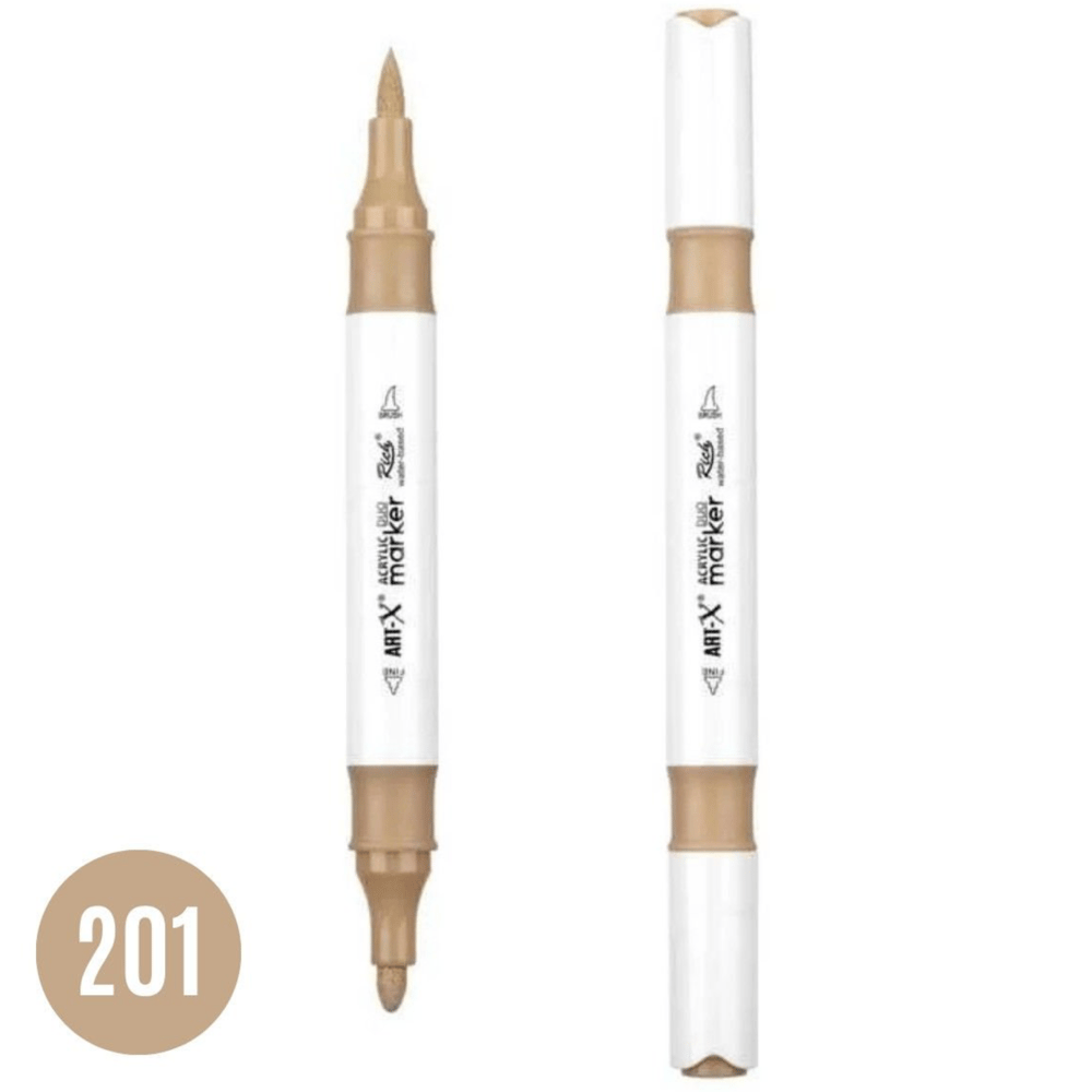 Rich Art-X Acrylic Marker Duo 201 Çift Uçlu Kalem  