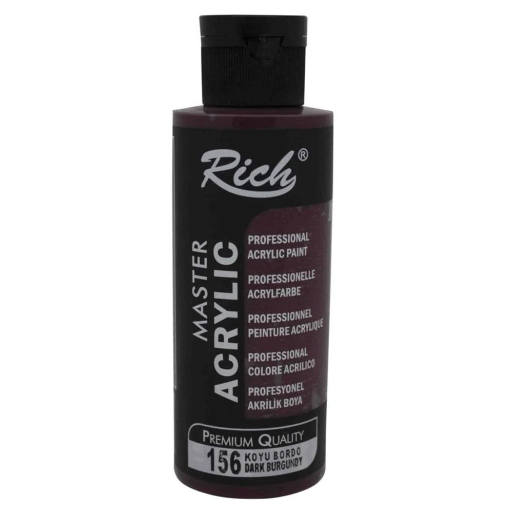 Rich Master Akrilik 120 ml Koyu Bordo