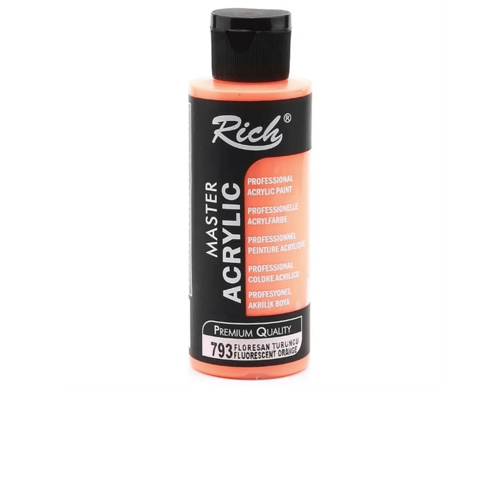 Rich Master Akrilik Floresan 120 ml Turuncu