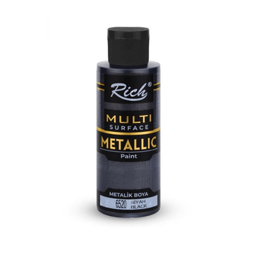 Rich Metalik Boya 120 ml Siyah