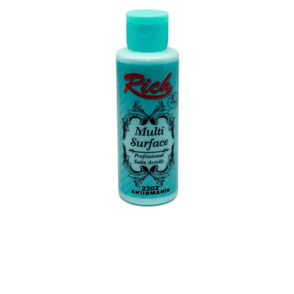Rich Multi Surface 120 ml Akuamarin Akrilik Boya