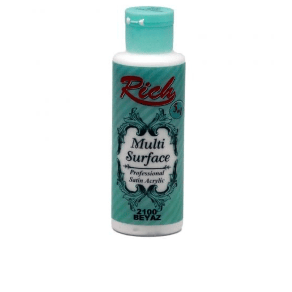 Rich Multi Surface 120 ml Beyaz Akrilik Boya