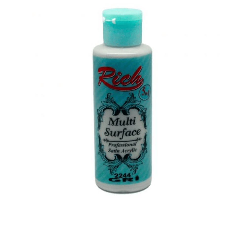 Rich Multi Surface 120 ml Gri Akrilik Boya