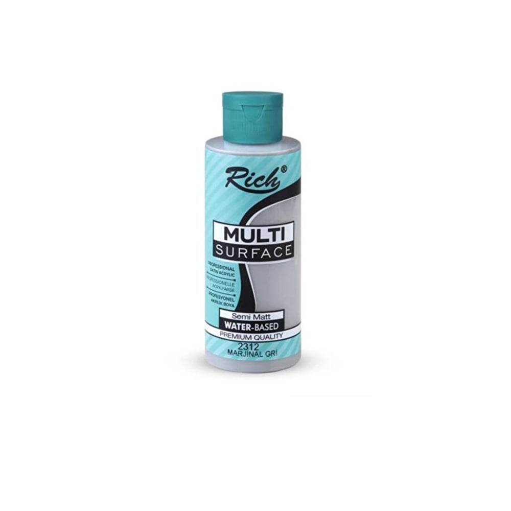 Rich Multi Surface 120 ml Marjinal Gri Akrilik Boya