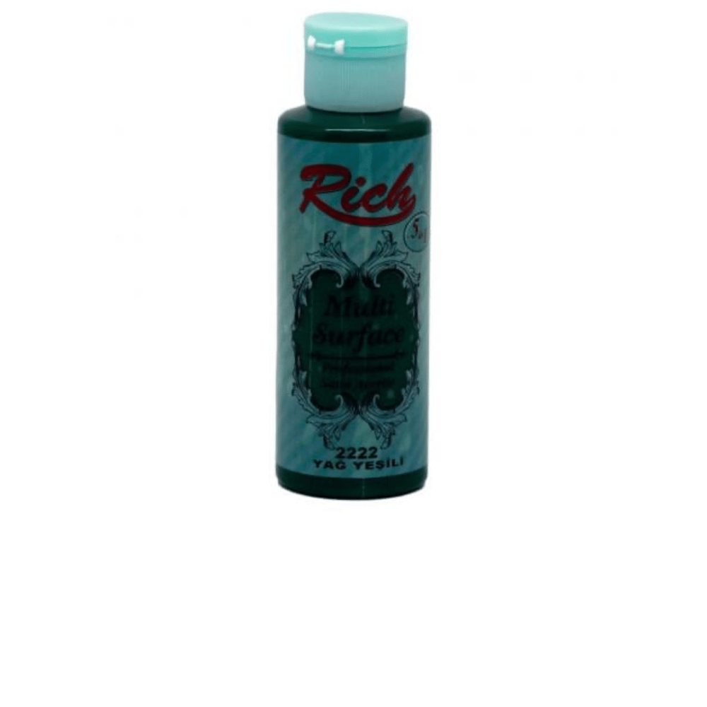 Rich Multi Surface 120 ml Yağ Yeşili Akrilik Boya