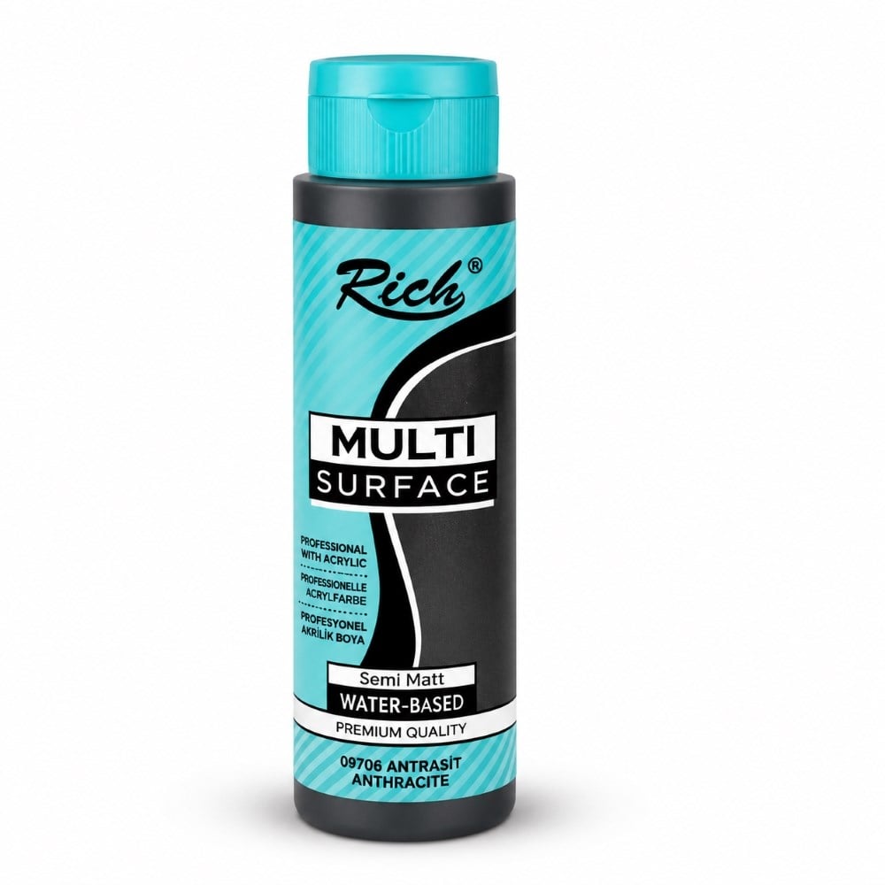 Rich Multi Surface 500 ml Antrasit Akrilik Boya