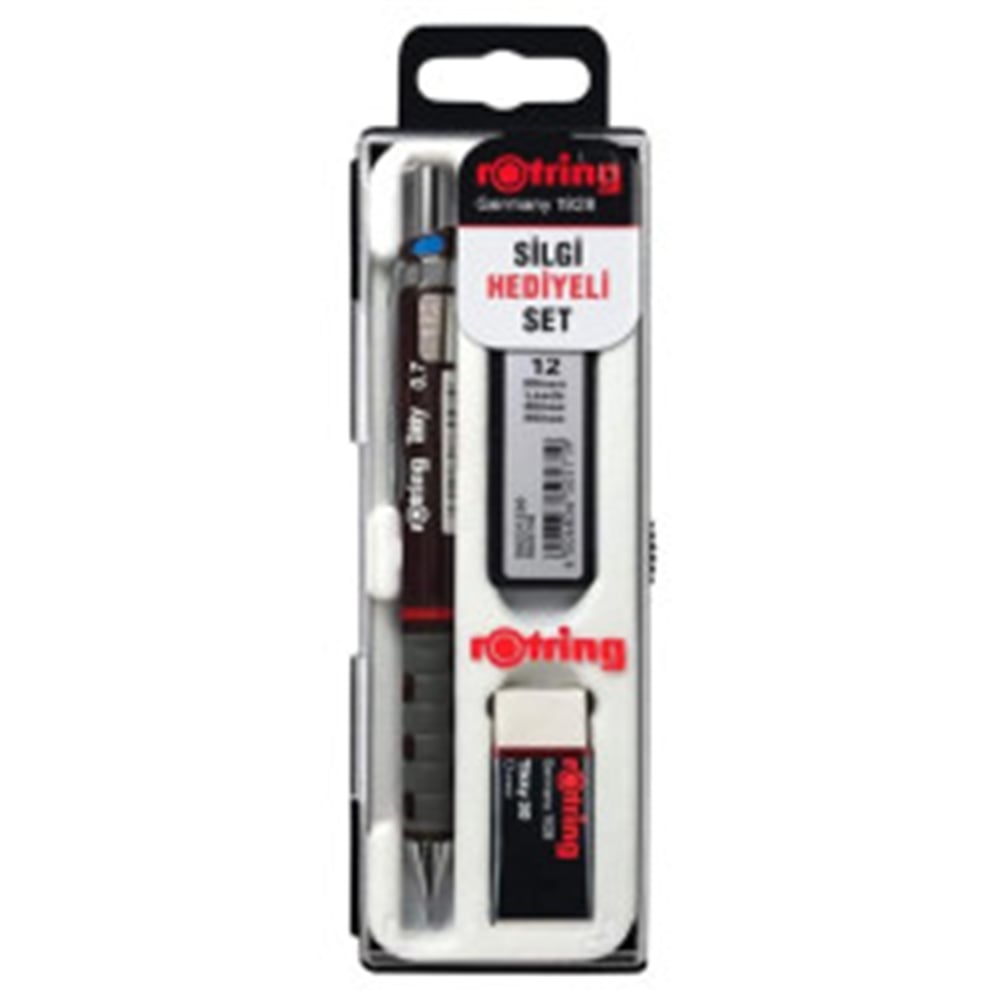 ROTRING TIKKY RD VERSATİL+MİN+SİLGİ 0.7 BORDO