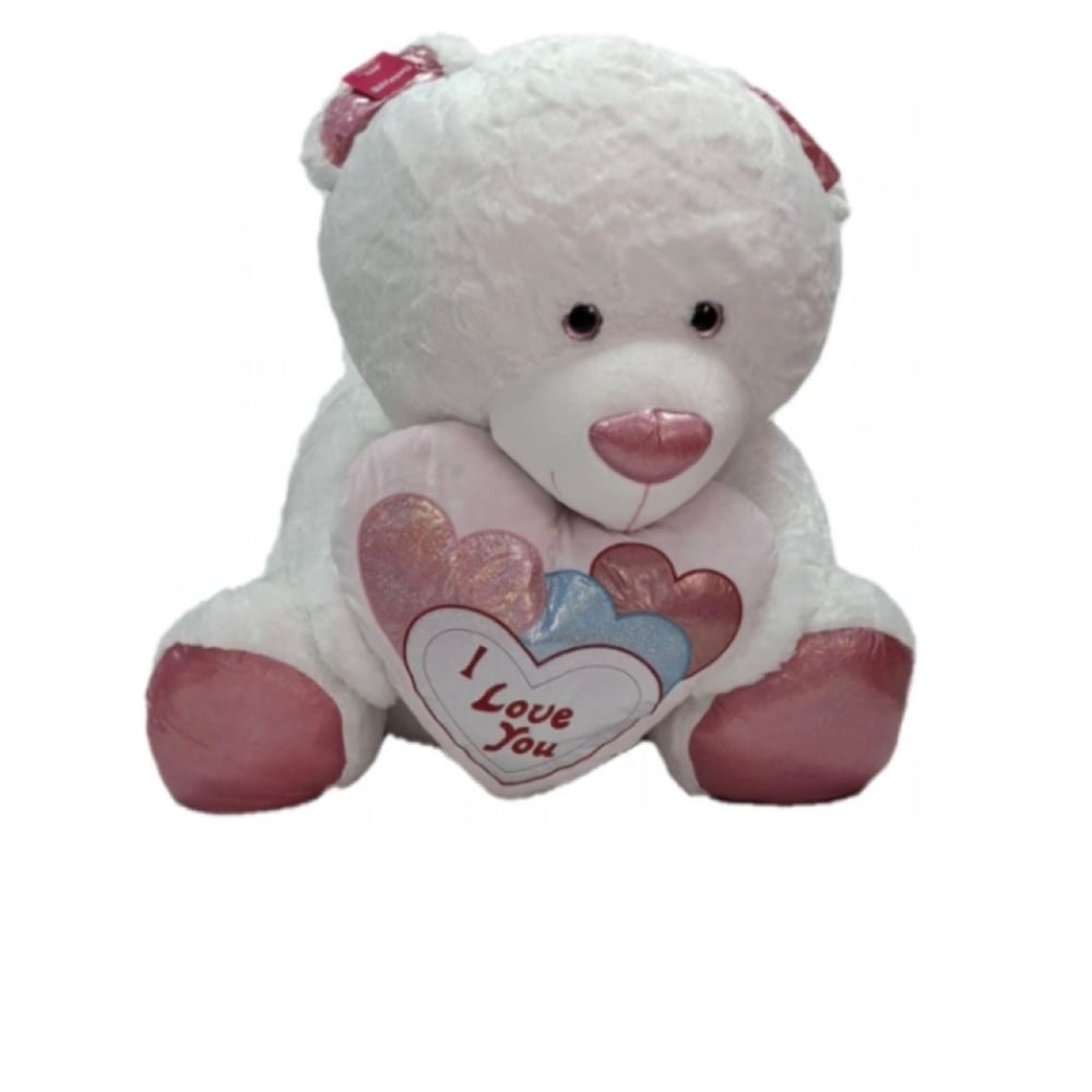 Selay 1139 Bear 85 Cm Beyaz Peluş Ayı Büyük Boy