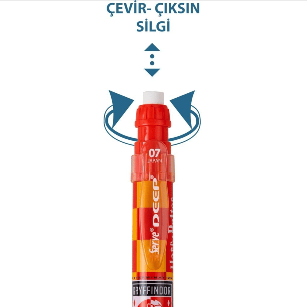 Serve Deep Mek. Kursun Kalem 0.7 MM Harry Potter Gryffindor