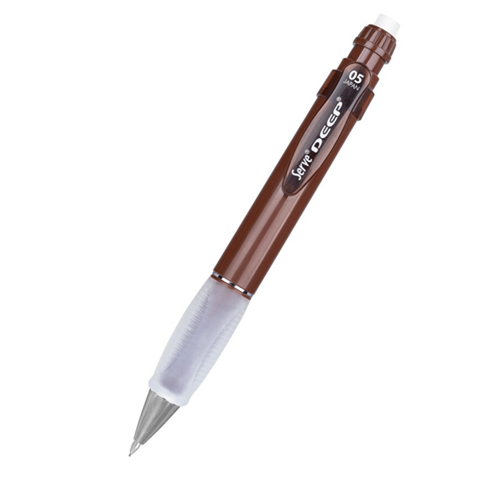Serve Deep Mekanik Kurşun Kalem 0.5 MM Kahverengi