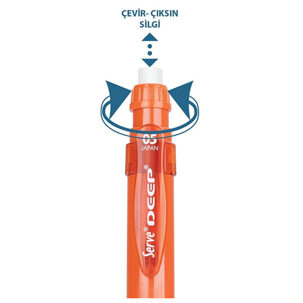 Serve Deep Mekanik Kurşun Kalem 0.5 MM Kiremit