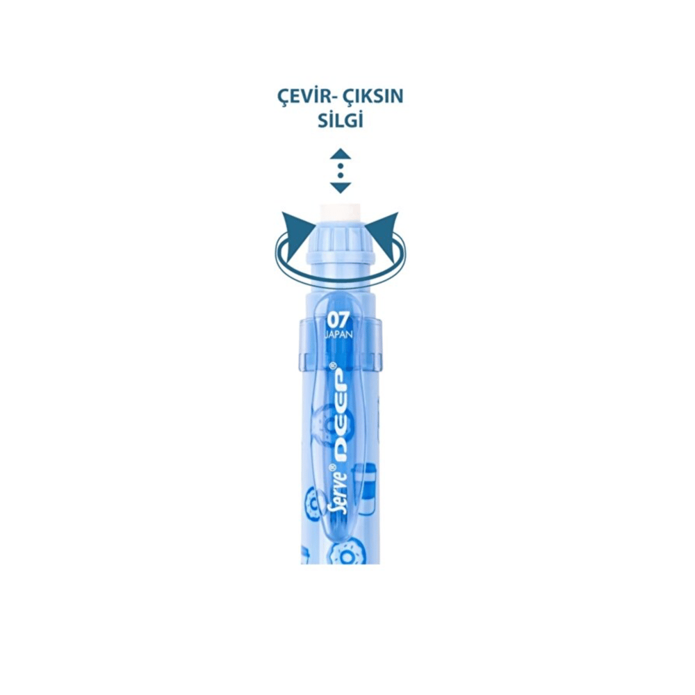 Serve Deep Serve Versatil Kalem 0.7 MM KAHVE&DONUT