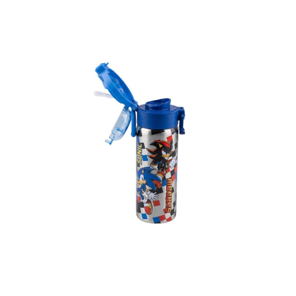 Sonic Çift Fonksiyon Kapaklı Çelik Matara 600 ml 3817