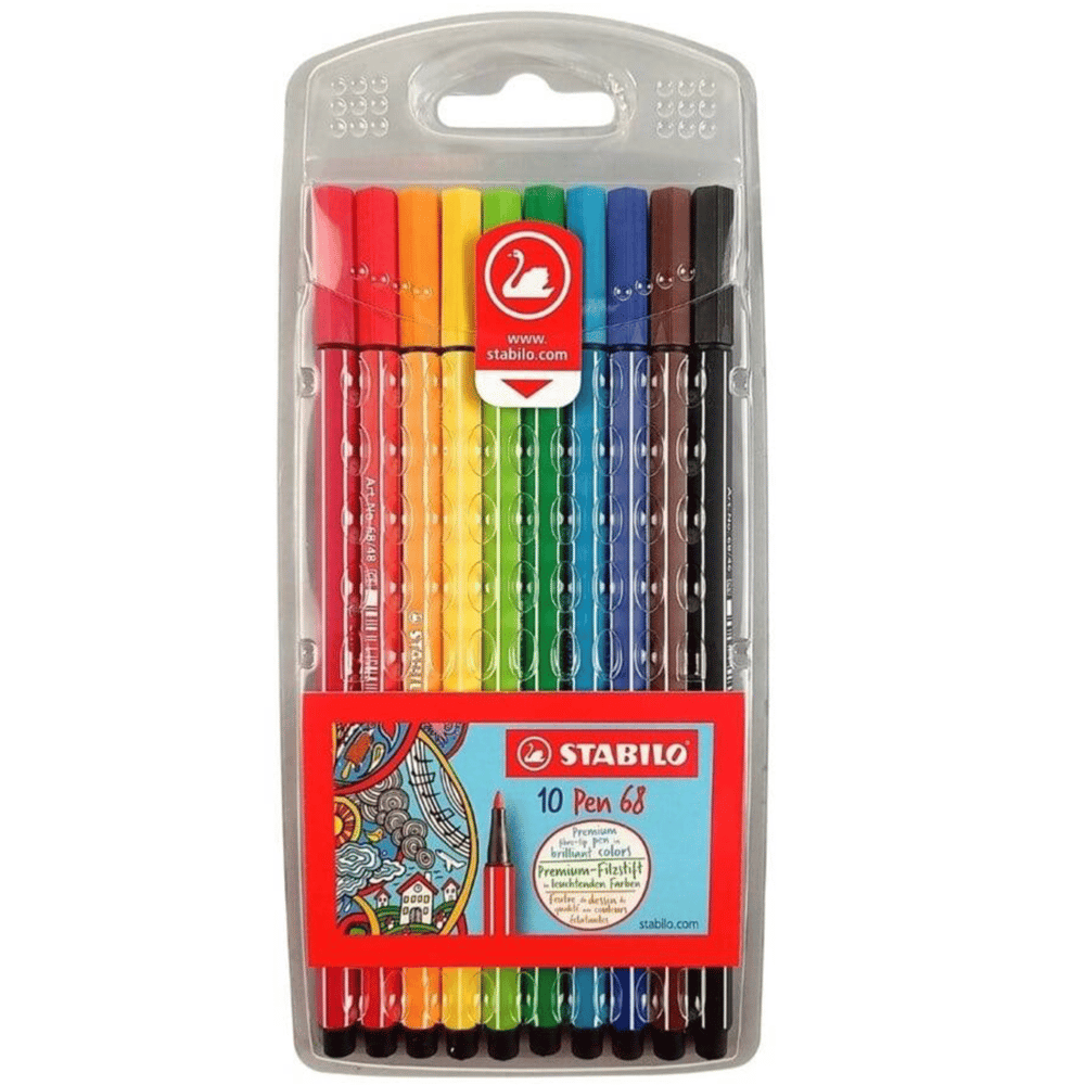 STABILO 68 PEN 10 RENK ASKILI PAKET (51002524)