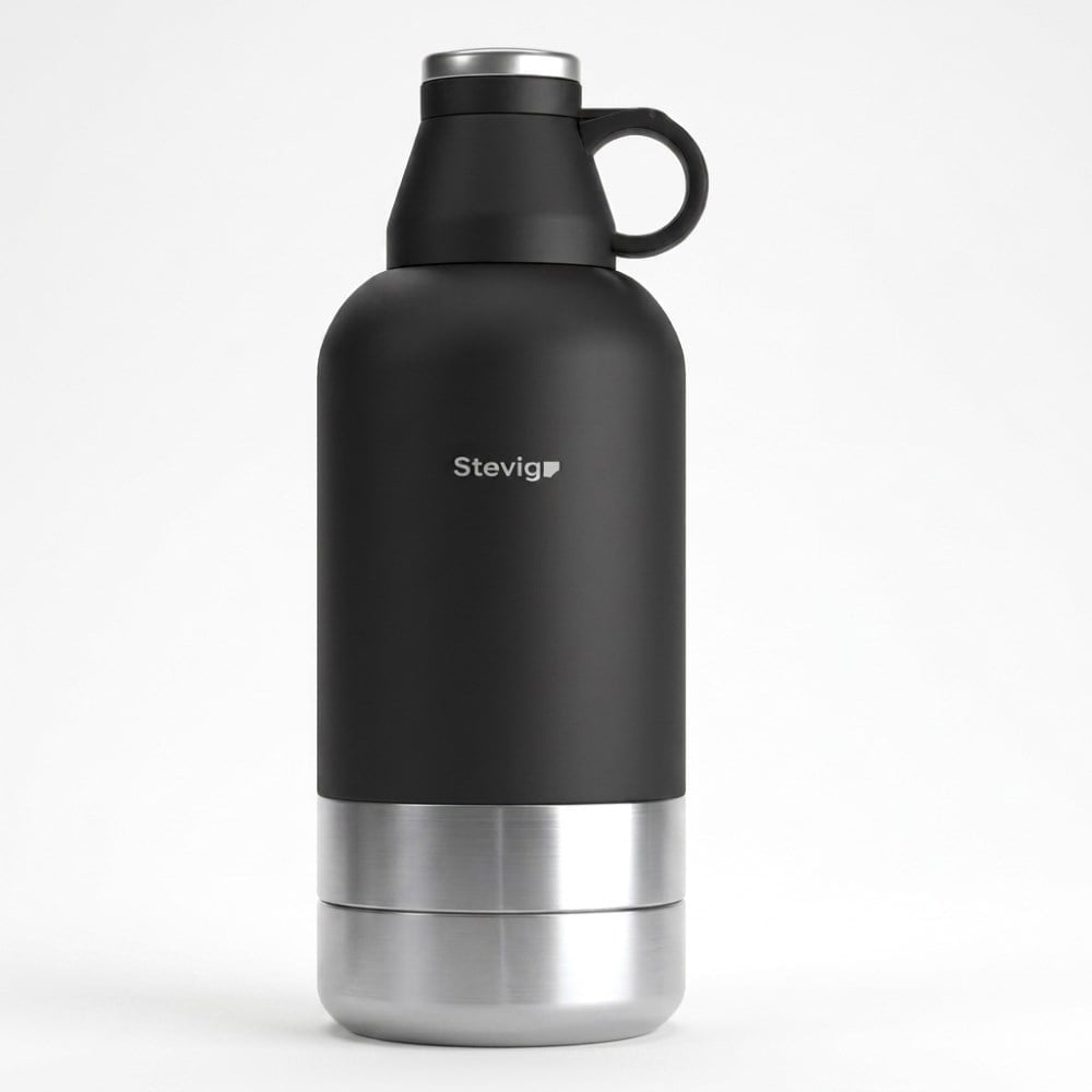 Stevig ST-212 1,9 LT Black 4 Multi Cup çelik termos 
