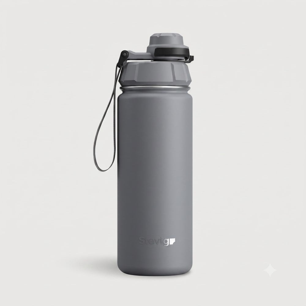 Stevig ST-214 1000 ML Grey 1 Hand sızdırmaz çelik termos 