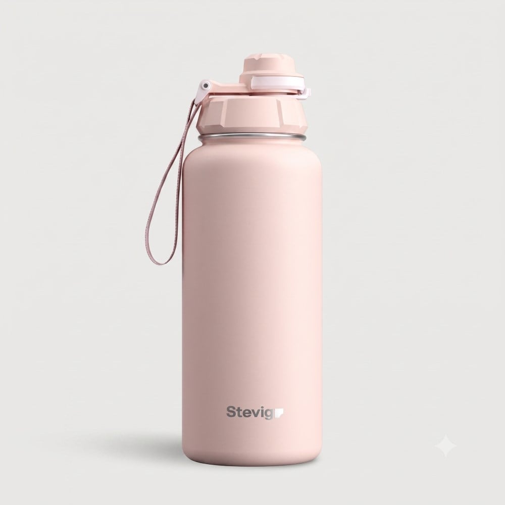 Stevig ST-219 1000 ML Icy Pink 1 Hand sızdırmaz çelik termos