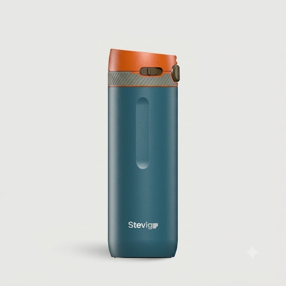 Stevig ST-234 500 ML Ink Blue 4 Action trigger control çelik termos