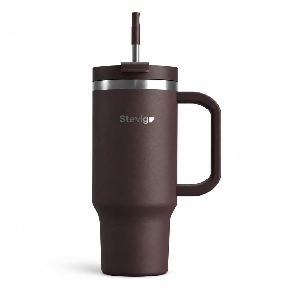 Stevig ST-238 900 ML Chocolate 2 Moods Tuck-In tumbler çelik termos