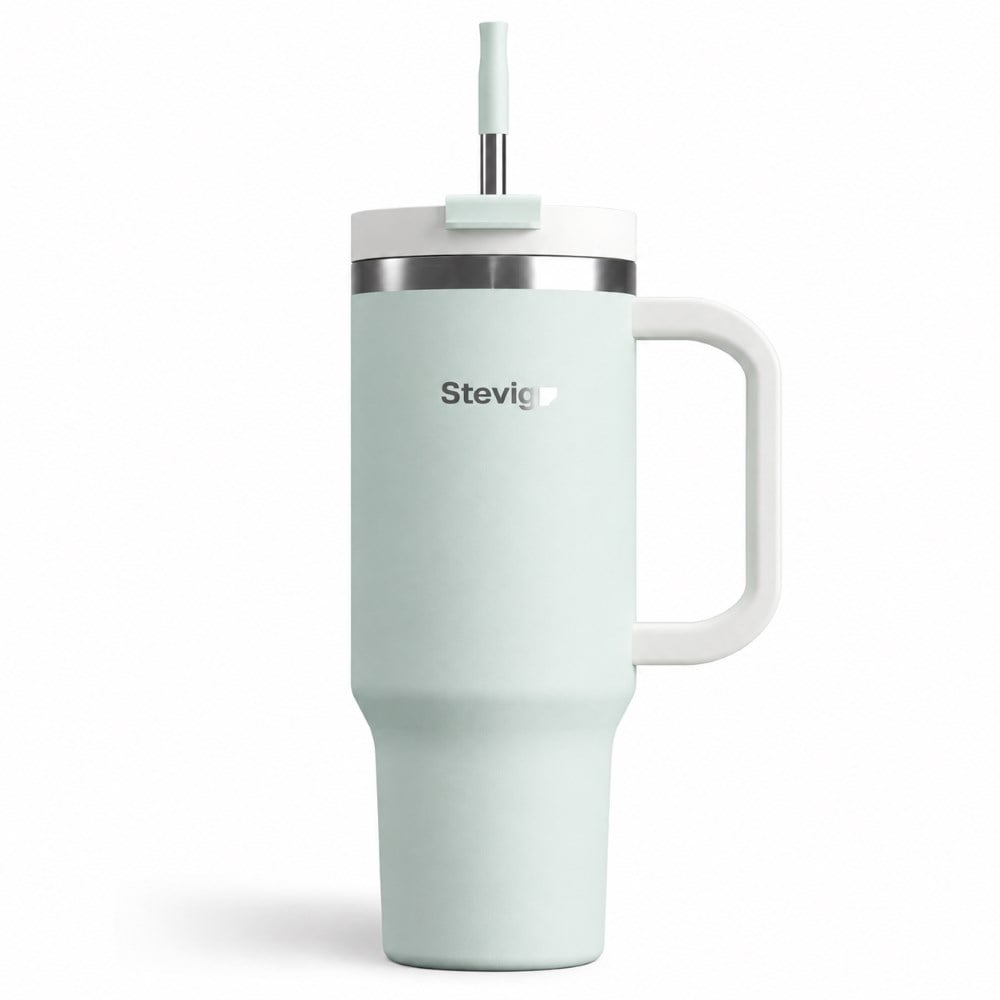 Stevig ST-240 900 ML Sprout Green 2 Moods Tuck-In tumbler çelik termos