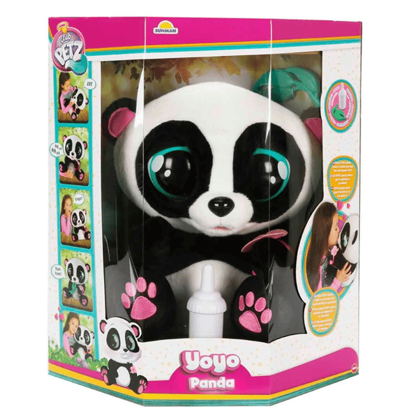 Sun Peluş Yoyo Panda Sesli Fonksiyonlu Oyuncak