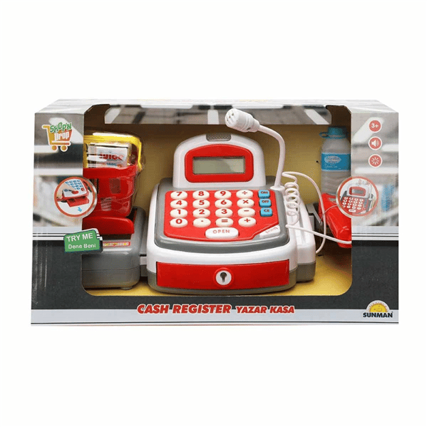 SUN-YFN-SPD-MARKET KASA SET MİKROFONLU/SEPETLİ SESLİ-2815N