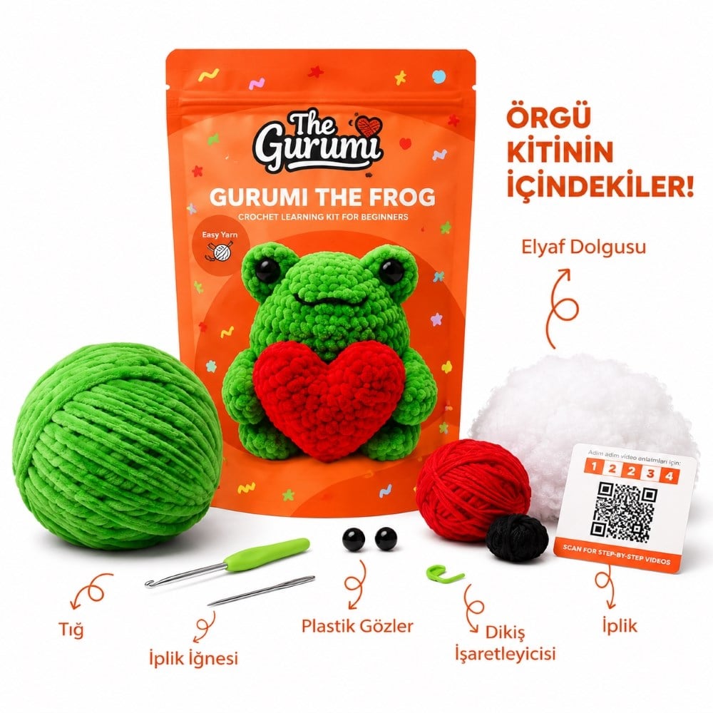 The Gurumi Örgü Kurbağa 