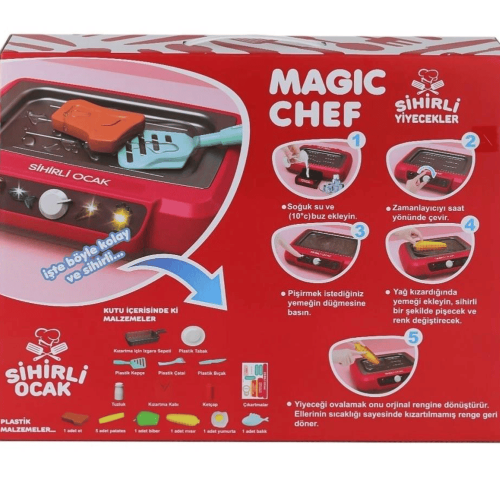 Limon Magic Chef 20 Parça Işıklı Sesli Barbekü Oyun Seti 